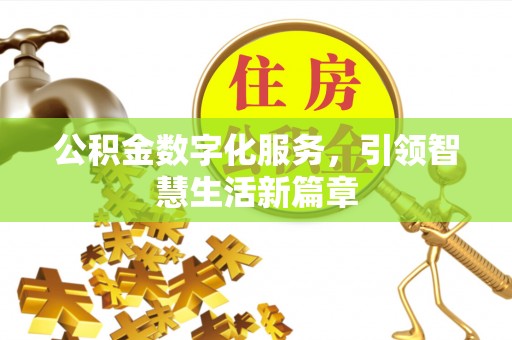 丽水公积金数字化服务，引领智慧生活新篇章