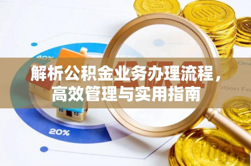 丽水解析公积金业务办理流程，高效管理与实用指南